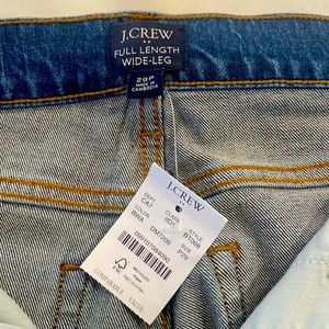 JCrew Full Length Wide-Leg Size 29P Jeans